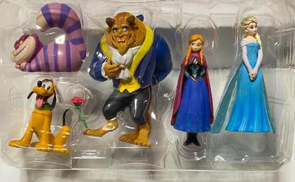 フィギュア 5体セット ディズニードールハウス ギフト2　ちしゃねこ グーフィー