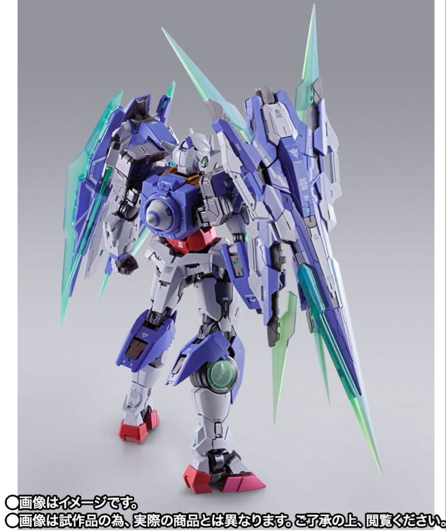 新品未開封L BUILDダブルオークアンタ　フルセイバー