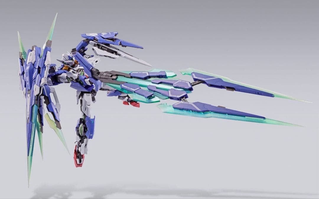 新品未開封L BUILDダブルオークアンタ　フルセイバー