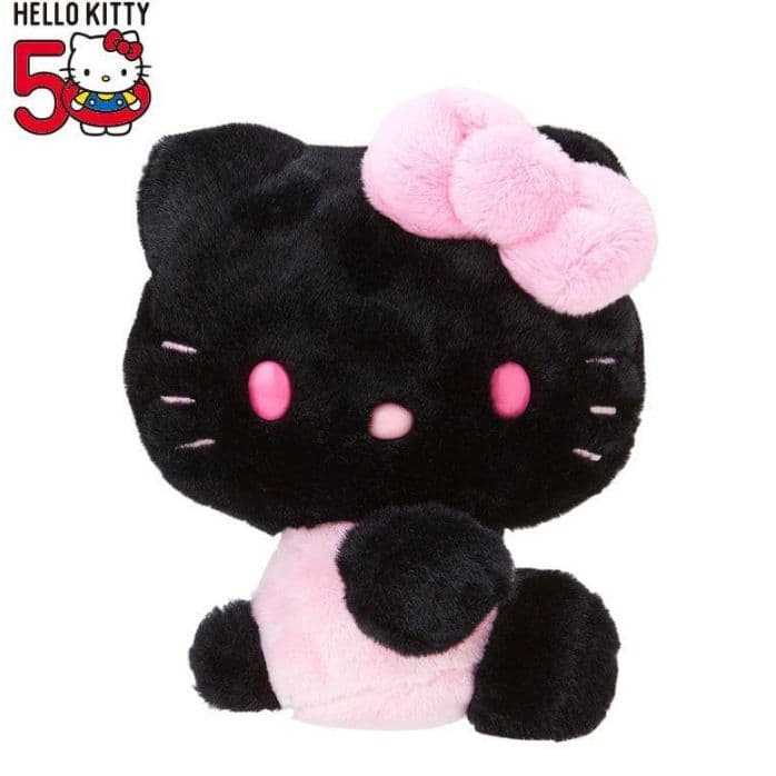 サンリオ　ハローキティ　50周年　アニバーサリーショップ　限定品　黒×ピンク