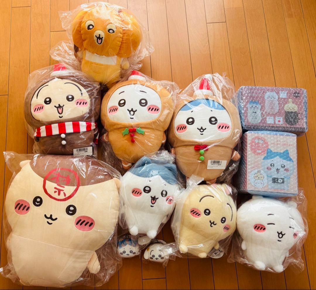 【新品】ちいかわ ジンジャーマン しーぷわ超BIGぬいぐるみマグカップ他まとめ