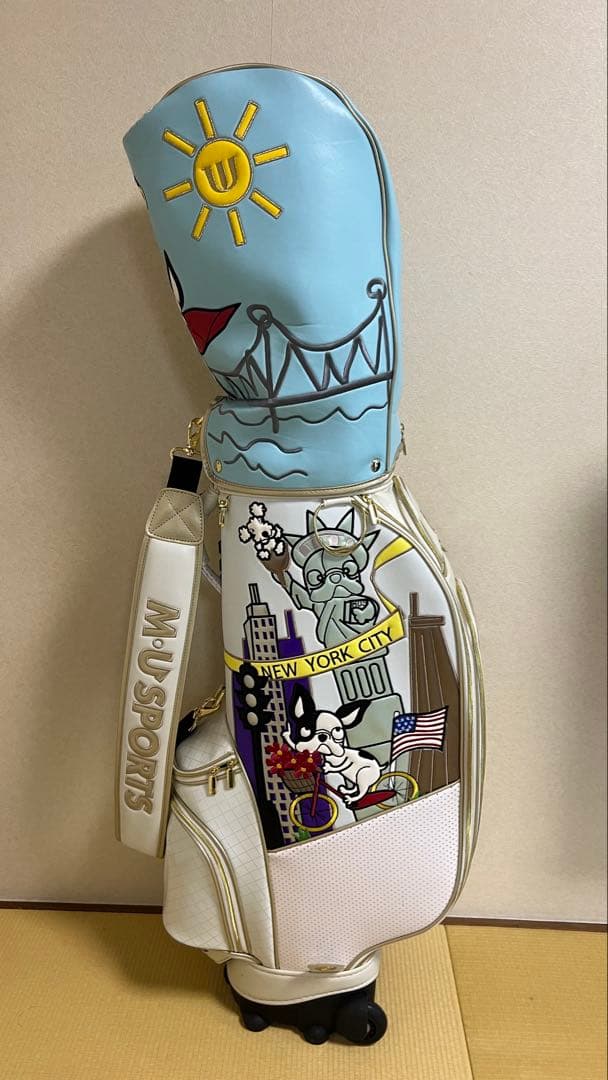 M.U.SPORTS キャディバッグ ローラー付き