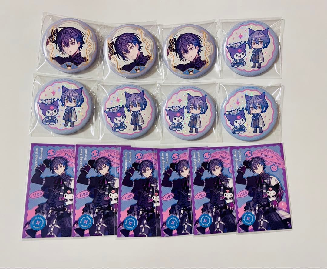 にじさんじ　小柳ロウ　サンリオ　缶バッジ　チェキ　レア