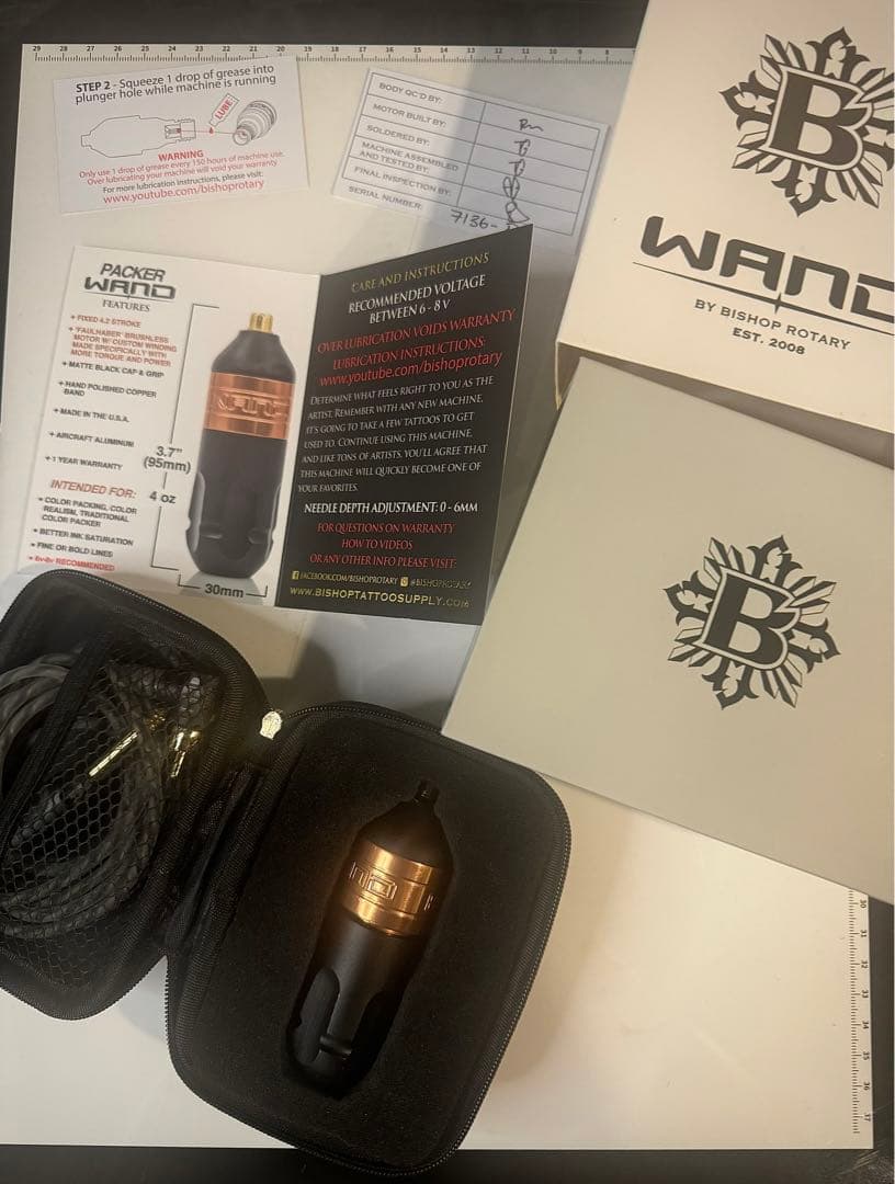 Bishop PACKER WAND 4.2 タトゥーマシン