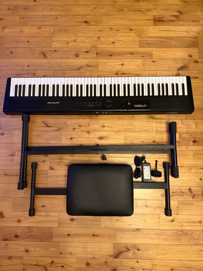 ARTESIA PERFORMER BK 電子キーボード スタンド チェアセット