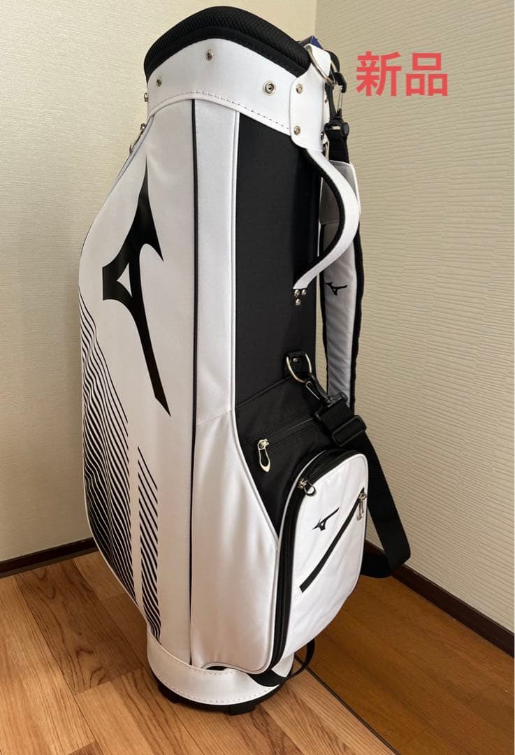むむむ様　【新品】Mizuno ゴルフキャディバッグ 白