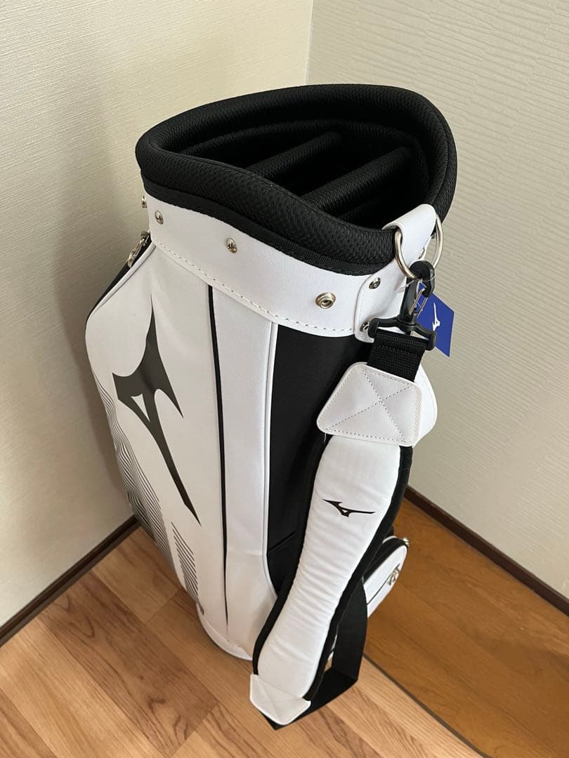 むむむ様　【新品】Mizuno ゴルフキャディバッグ 白
