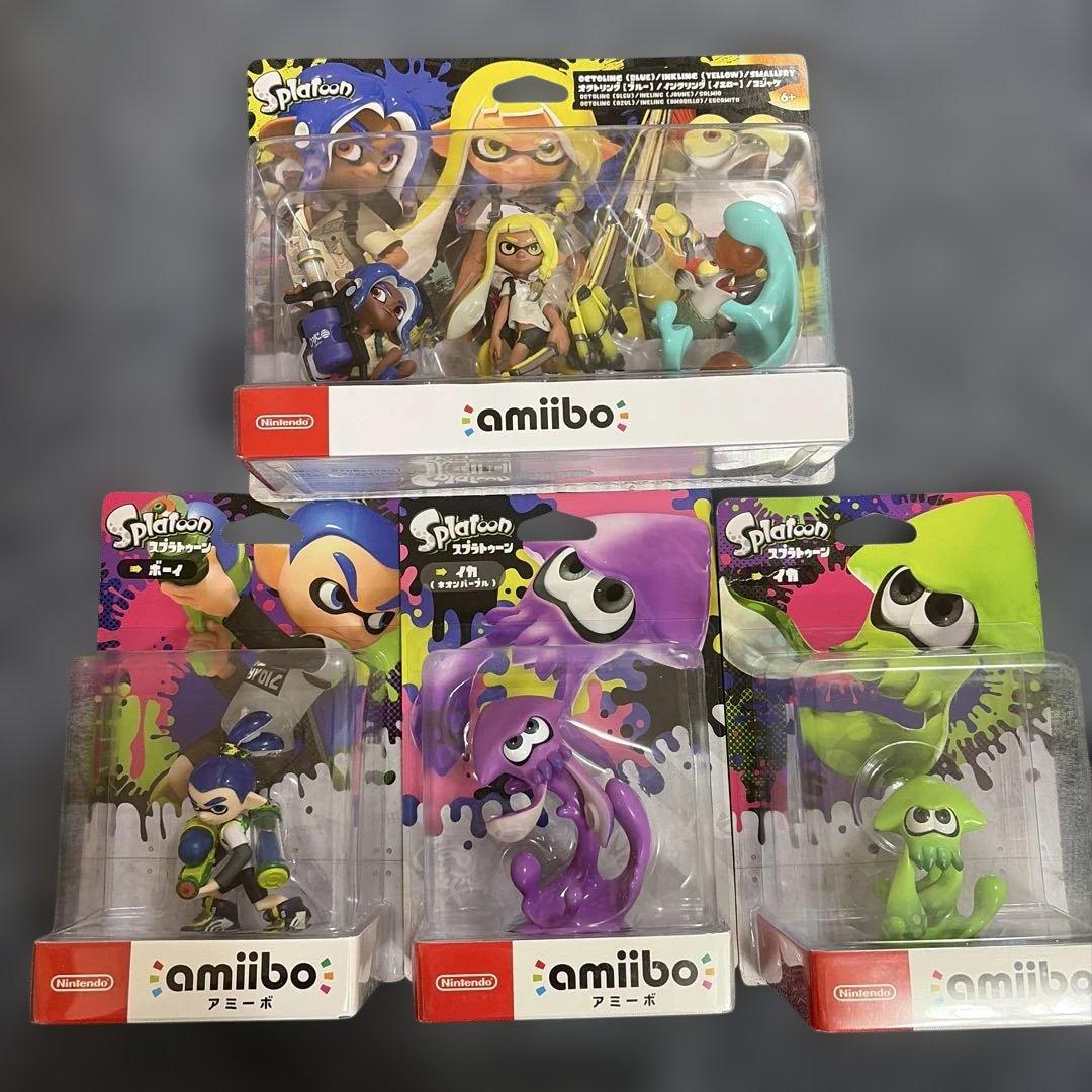 Splatoon amiibo 4セット