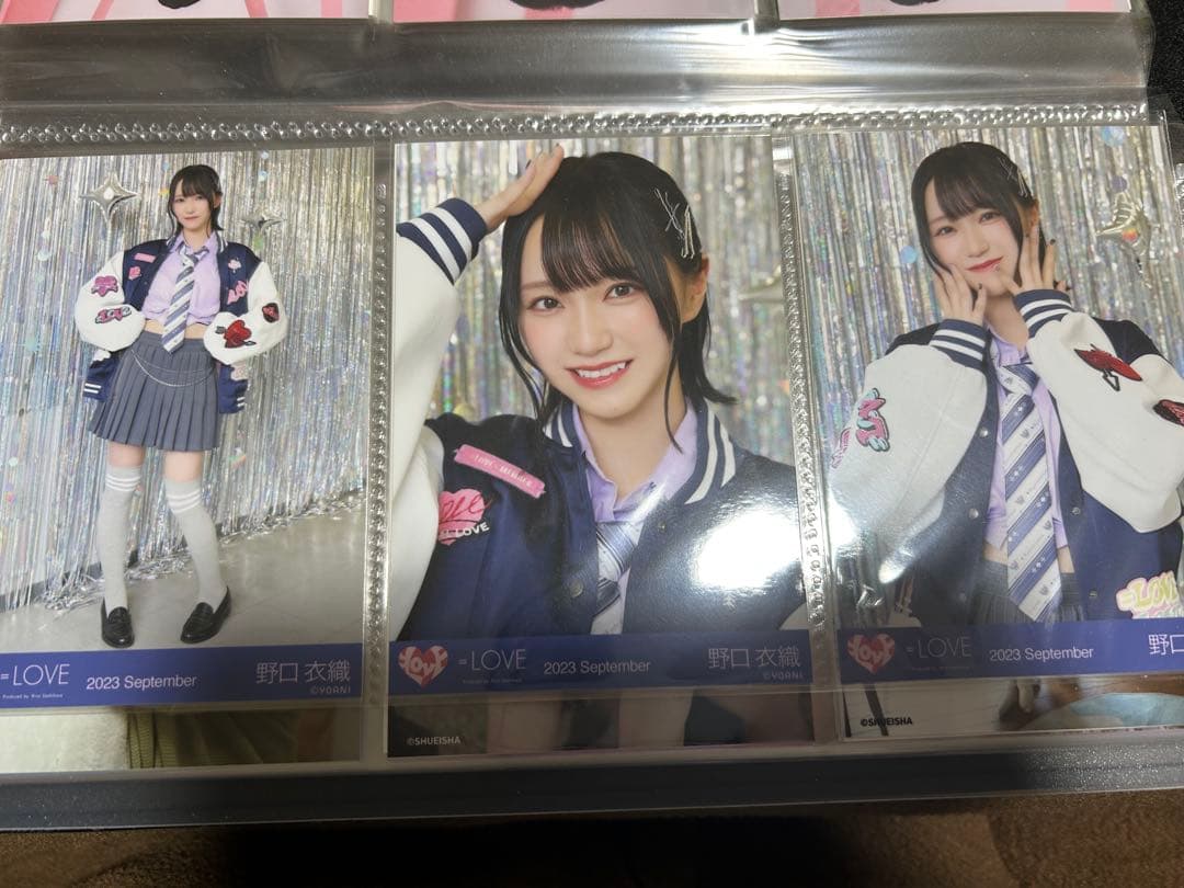 生写真　野口衣織　ヒロインズ　コンプ