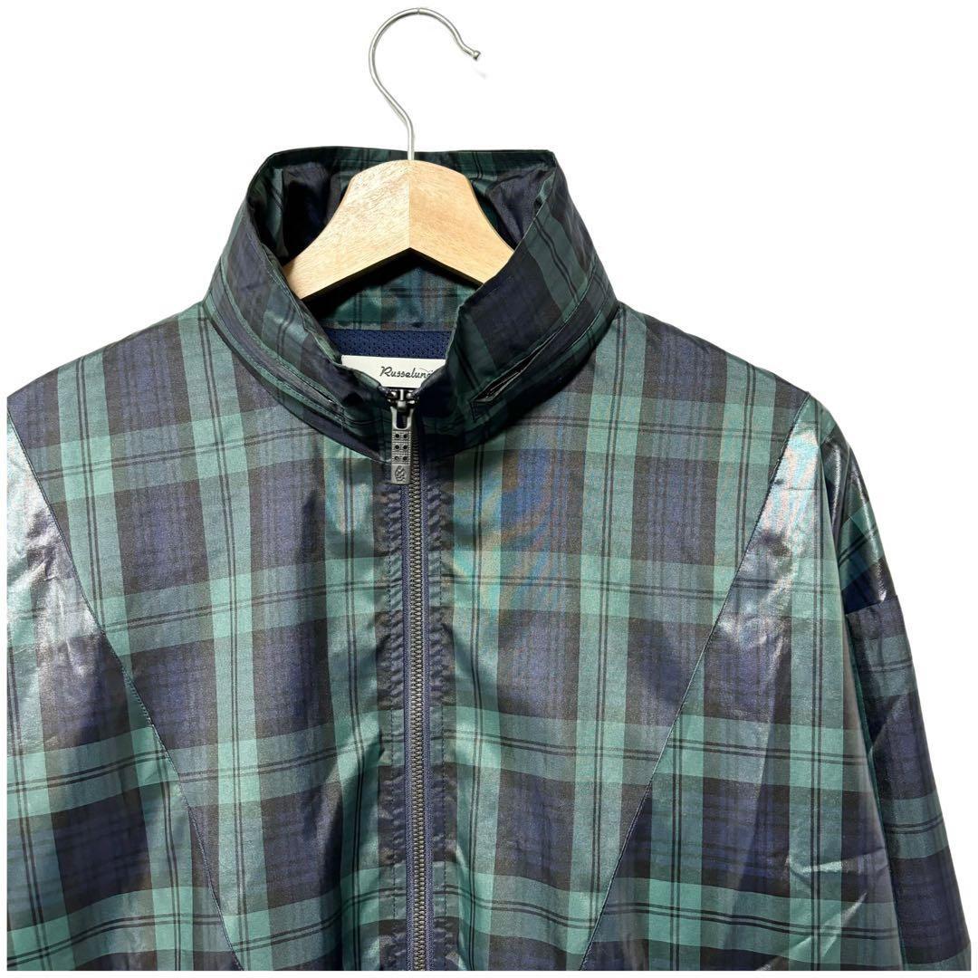 ラッセルノ ゴルフ 族虎 チェック ジップアップ ブルゾン D.グリーン L 5