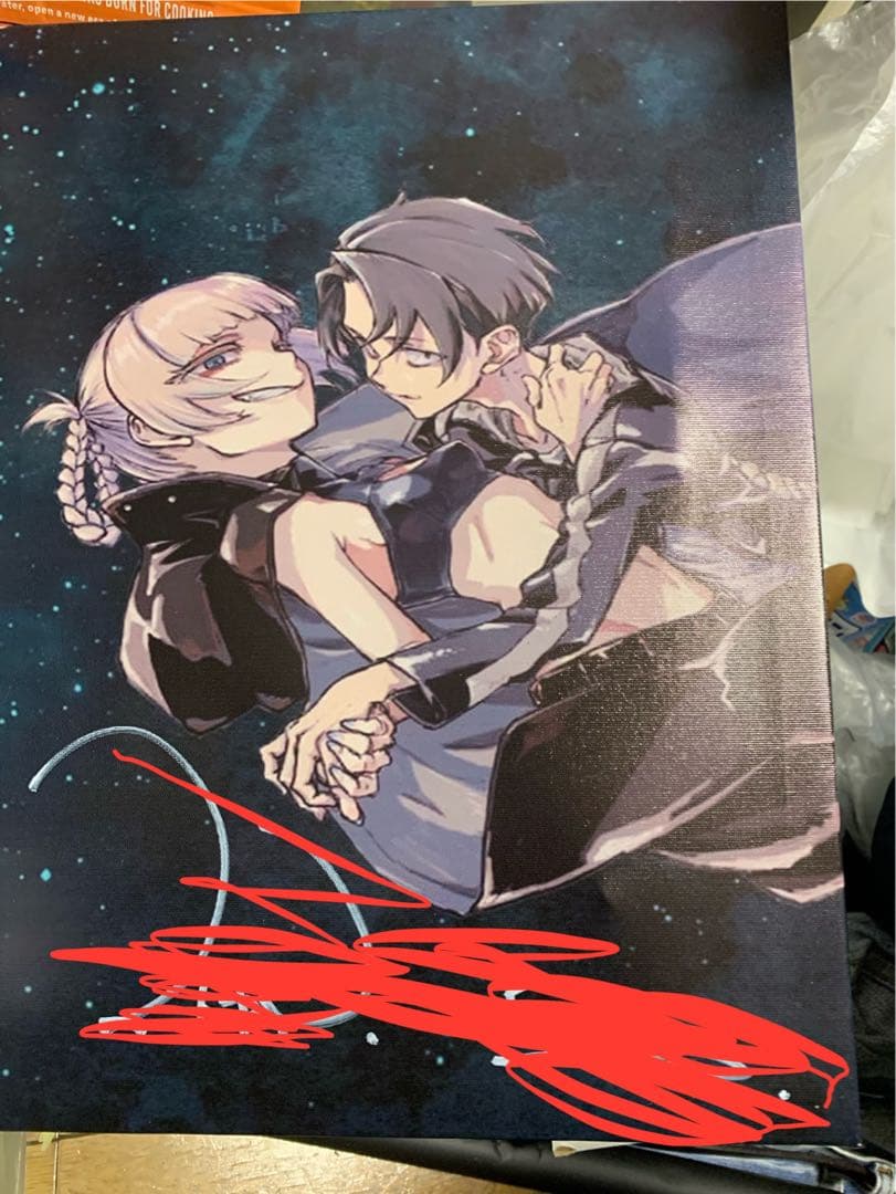 コトヤマ先生直筆サイン入りレザーポスター（フレーム枠付き）即決価格