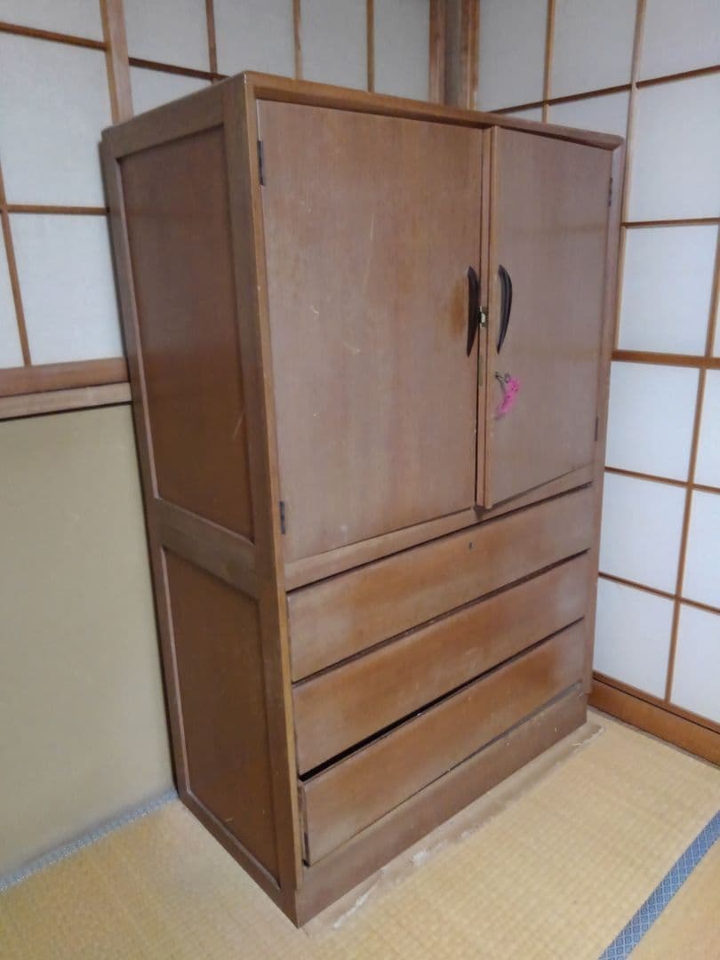 昭和レトロ　木製タンス