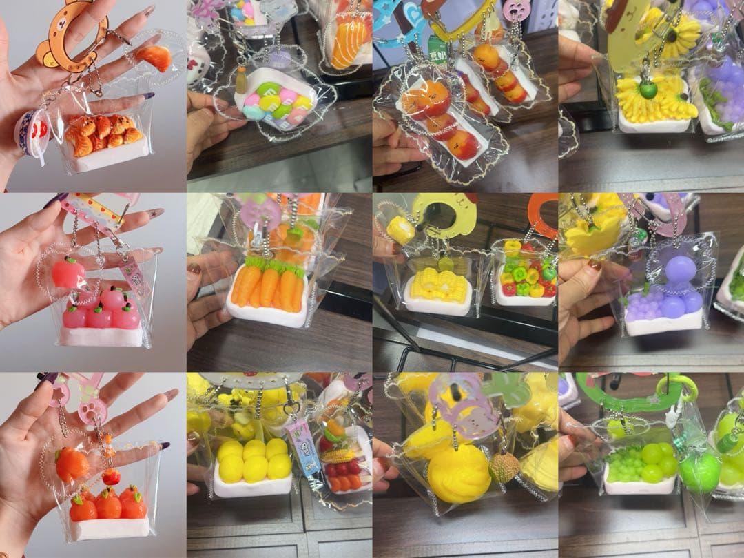 あんず作者さん　食べ物一袋　スクイーズ　41種類