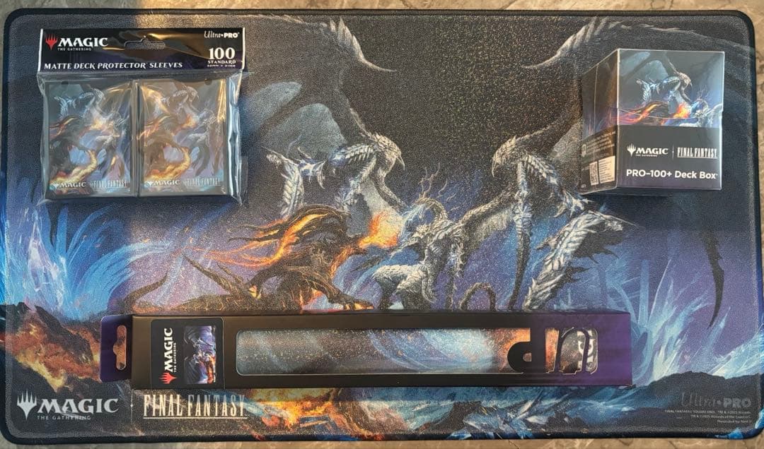 【希少】ウルトラプロ　FF　プレイマット、デッキケース、スリーブ3点セット