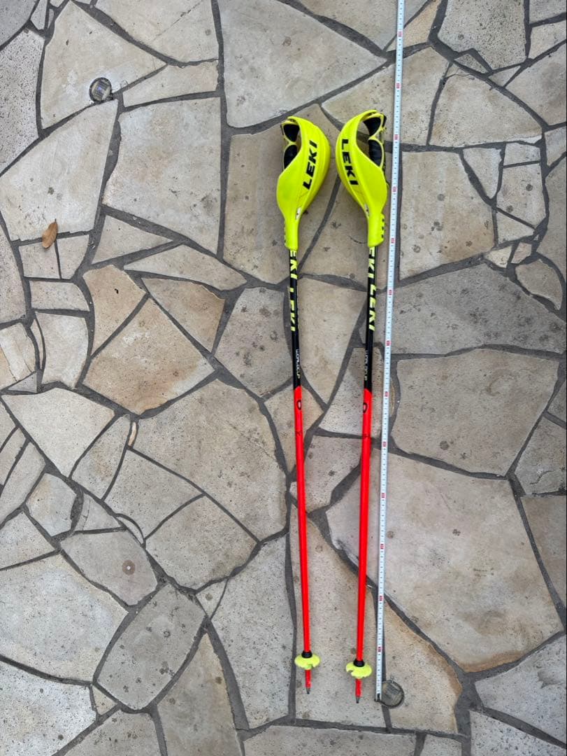 LEKI WCR LITE SL 3D 113cmへ加工済み アルミ