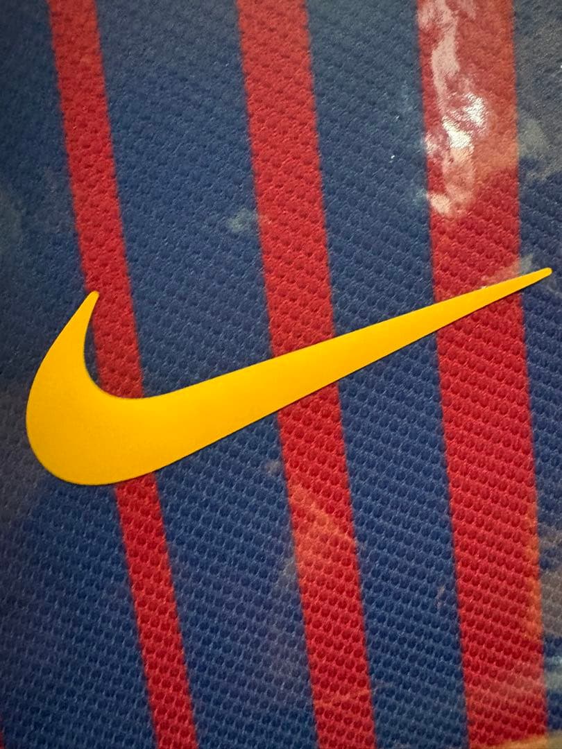 【幻のスポンサーなし】イニエスタ バルセロナ 17/18 8番 選手着用モデル