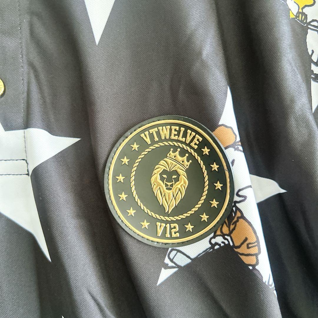 V12 × SNOOPY ゴルフウエア 半袖ポロシャツ メンズゴルフ b051