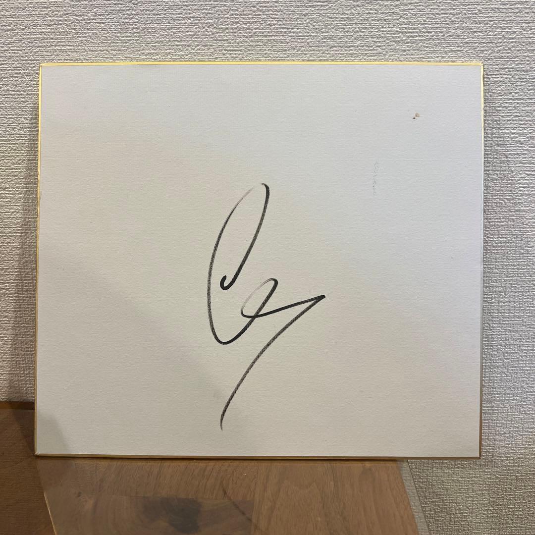 証拠ありフェラーリ　ルイスハミルトン　サイン色紙