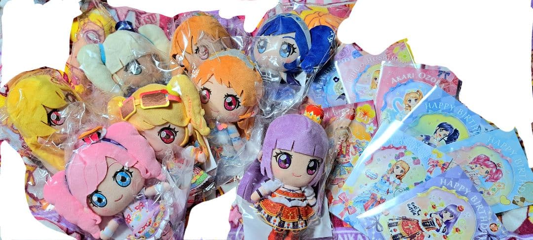アイカツ chibiぬいぐるみ 8種セット ポストカード付き 新品未使用