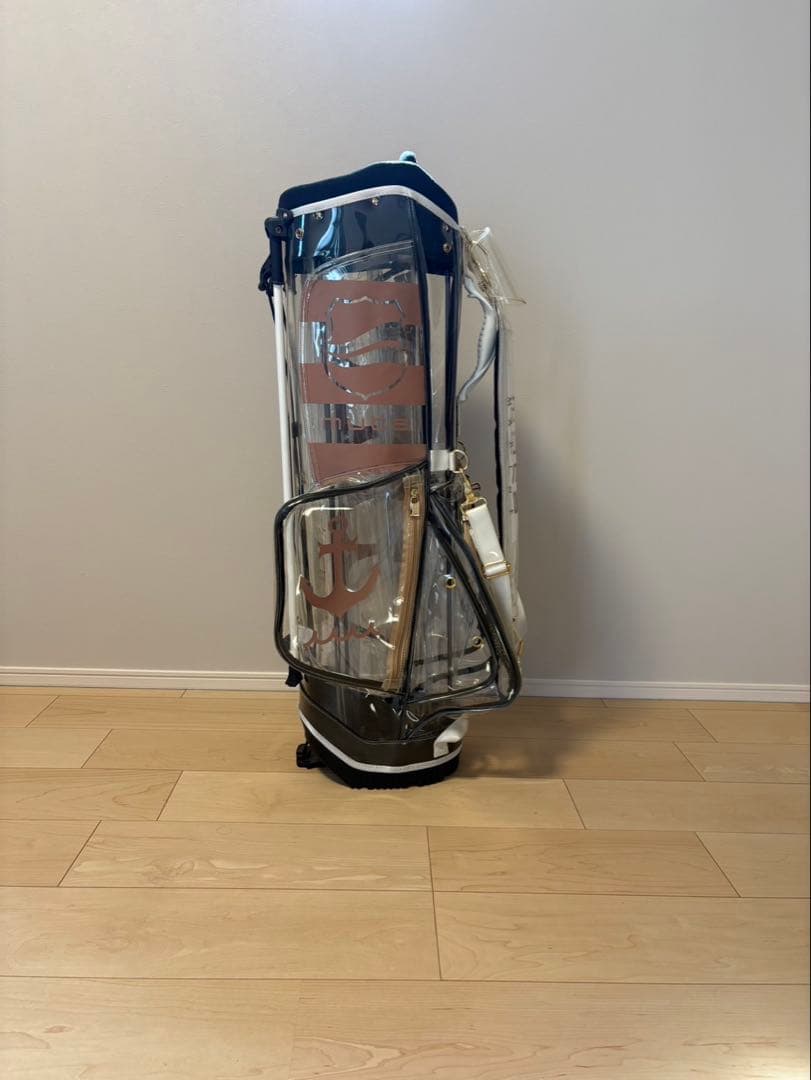 muta ゴルフバッグ・キャディバッグ クリア/ホワイト/ネイビー