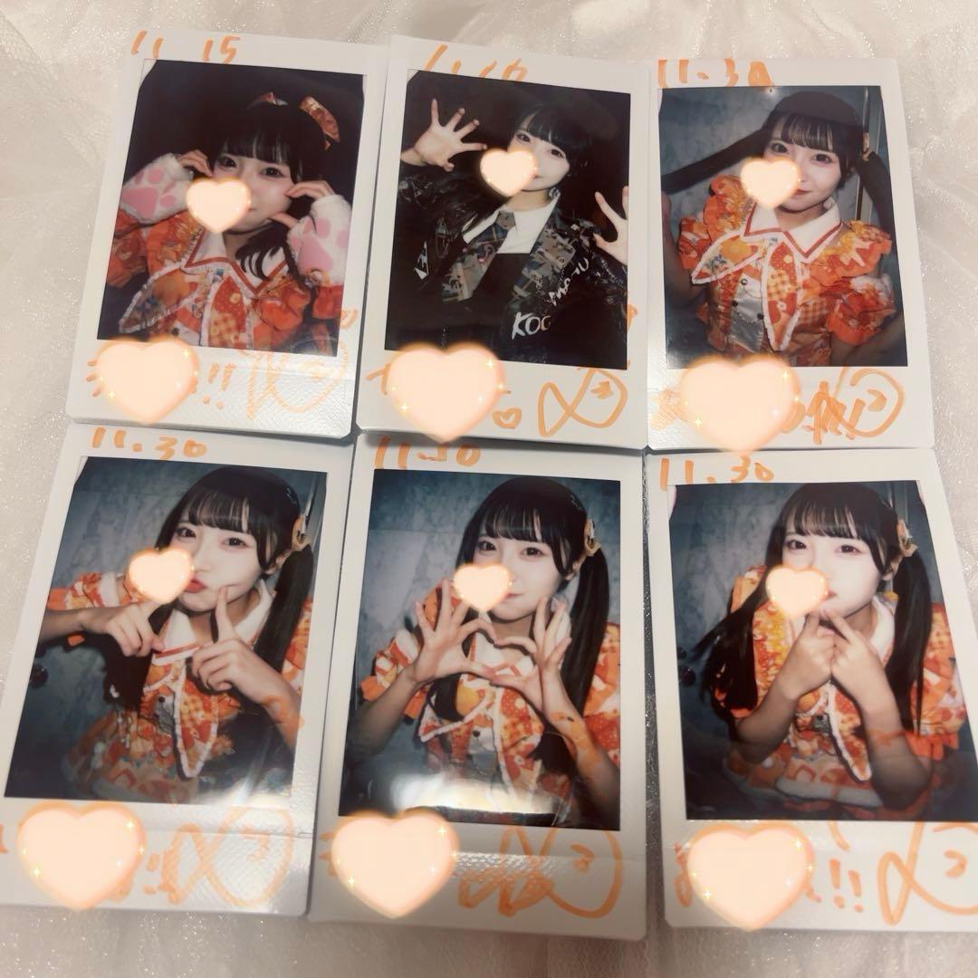 小熊まむ チェキ 6枚セット