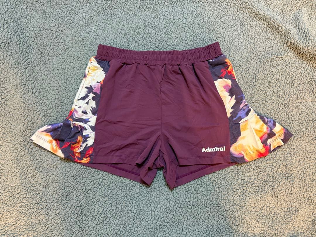 Admiral 紫花柄ショートスリーブウェア