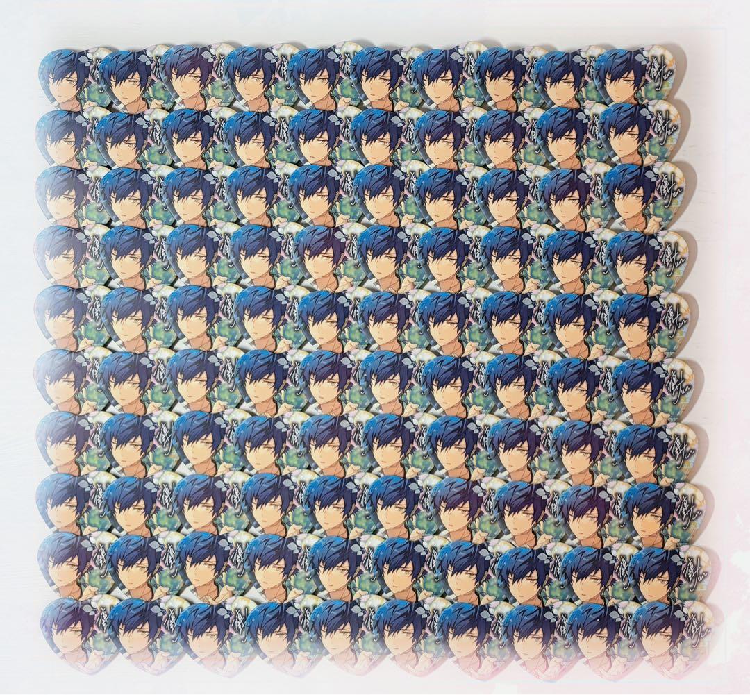 あんスタ 漣ジュン とるパカ ハート缶バッジ 100点