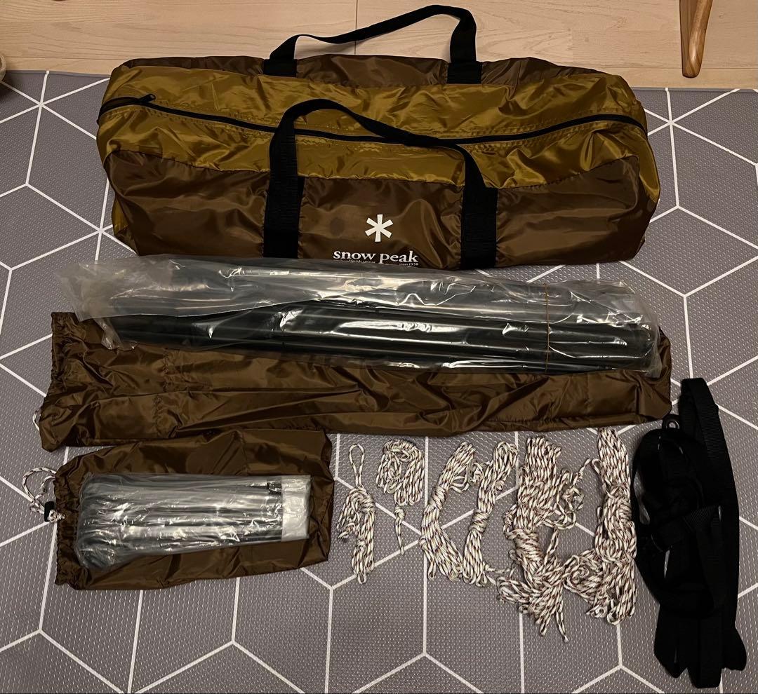 【新品未使用】ヘキサタープLのみ peak エントリーパックTT