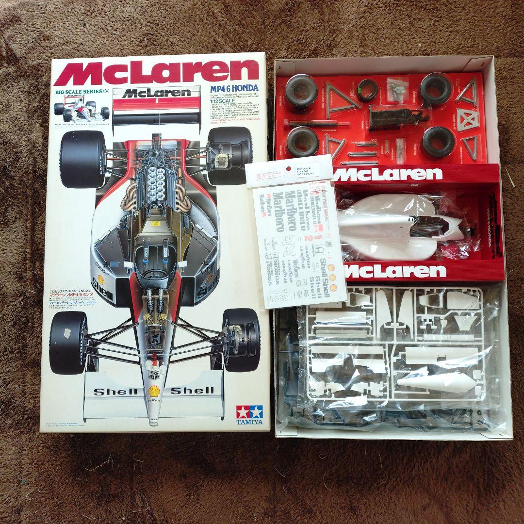 タミヤ 1/12 マクラーレン MP4/6　 + マルボロ デカル