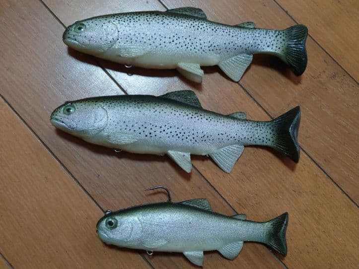 ハドルストン ハドルトラウト 8インチ×2 6インチ×1 オールド