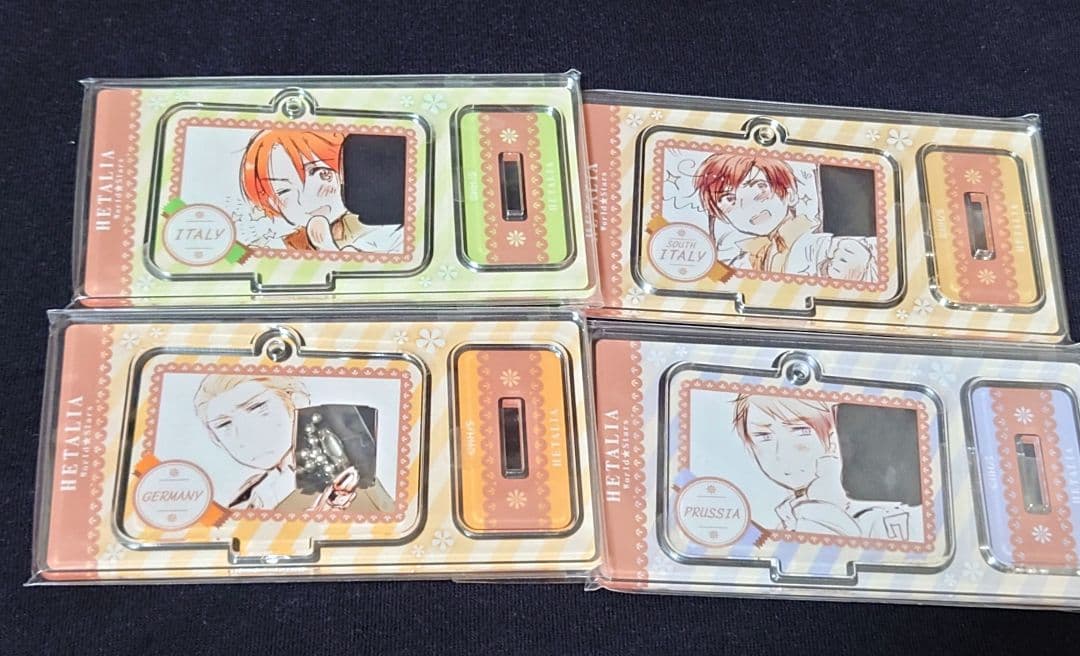 ヘタリア 透けスタ アクリル スタンド イタリア ロマーノ ドイツ プロイセン