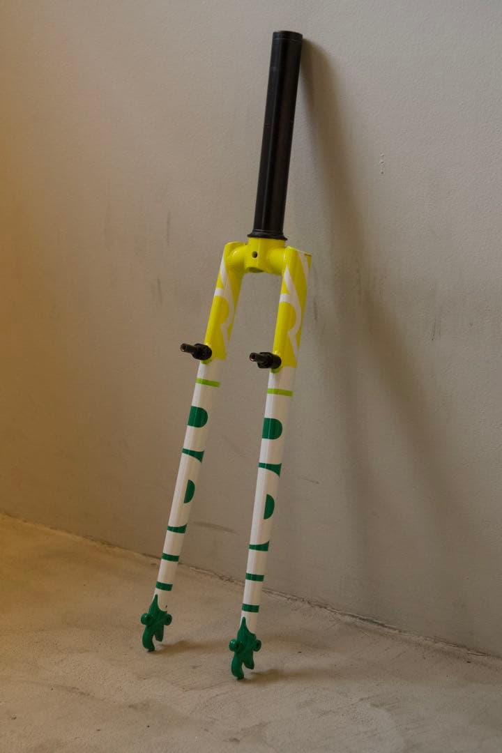 希少 CinelliTutto 純正フォーク 完成車外し V台座 ピスト 保管傷