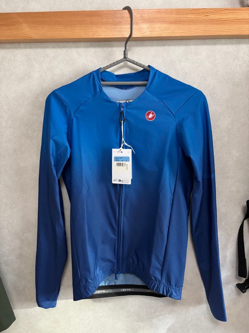 Castelli UPF LS JERSEY メンズ M 青