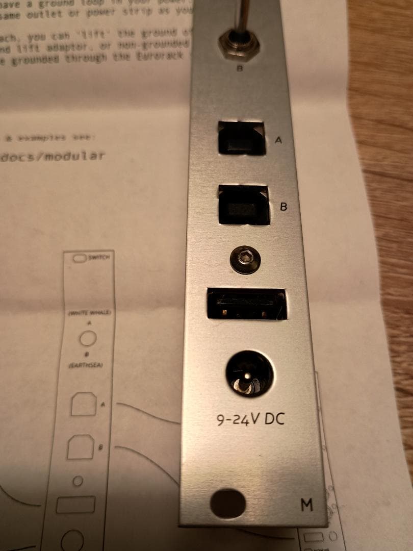 Monome White Whale/Switch モジュラーシンセ