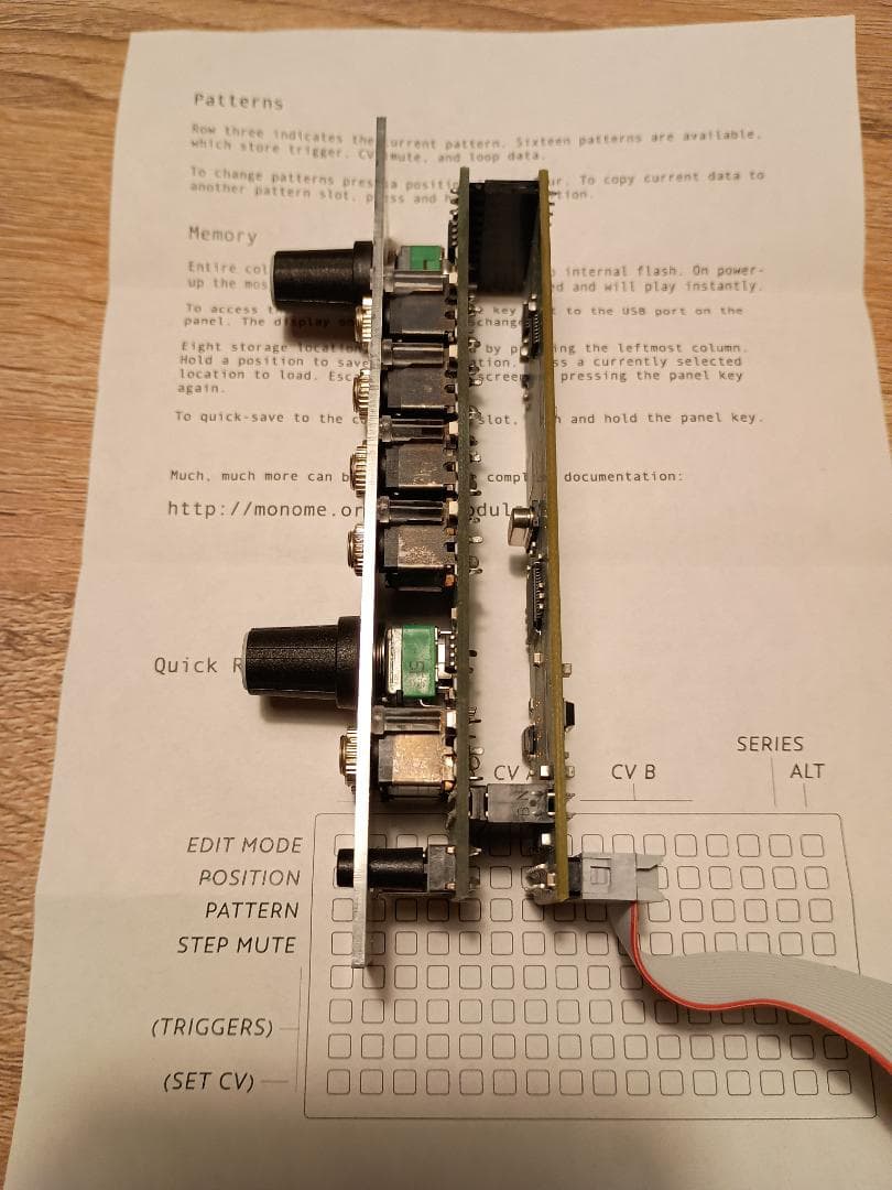 Monome White Whale/Switch モジュラーシンセ