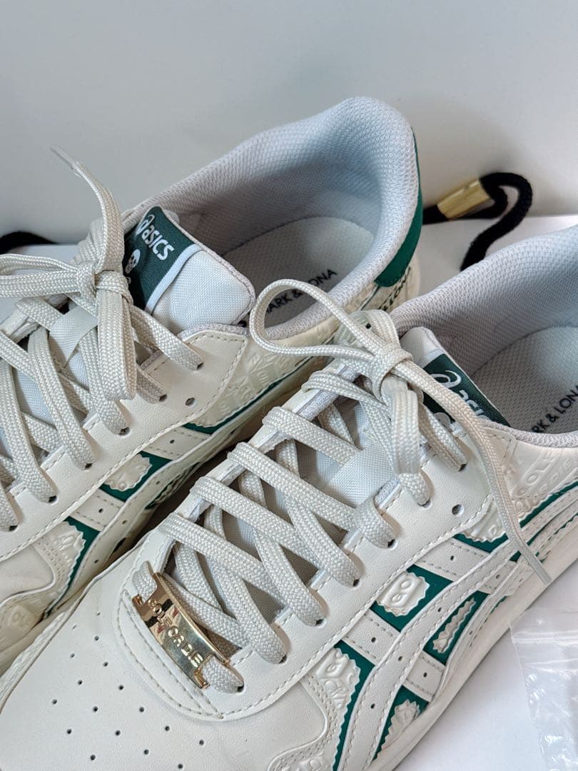 美品 ★ マークアンドロナ アシックス コラボシューズ 正規品 スパイクレス