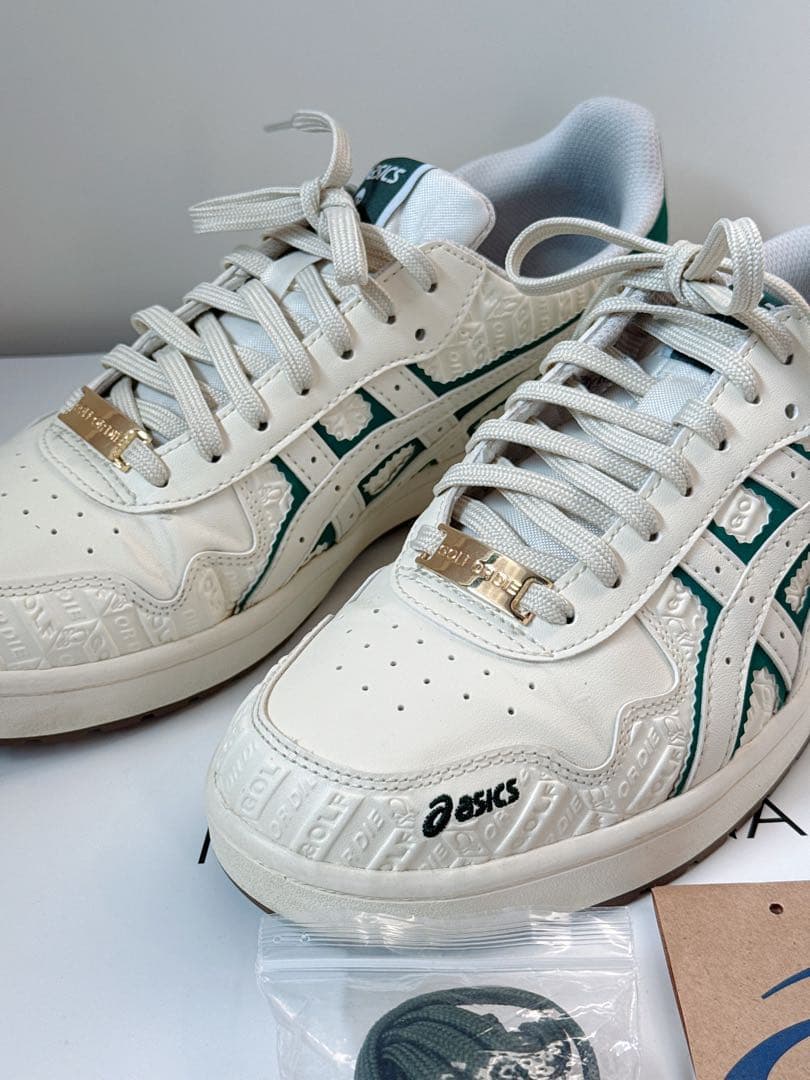 美品 ★ マークアンドロナ アシックス コラボシューズ 正規品 スパイクレス