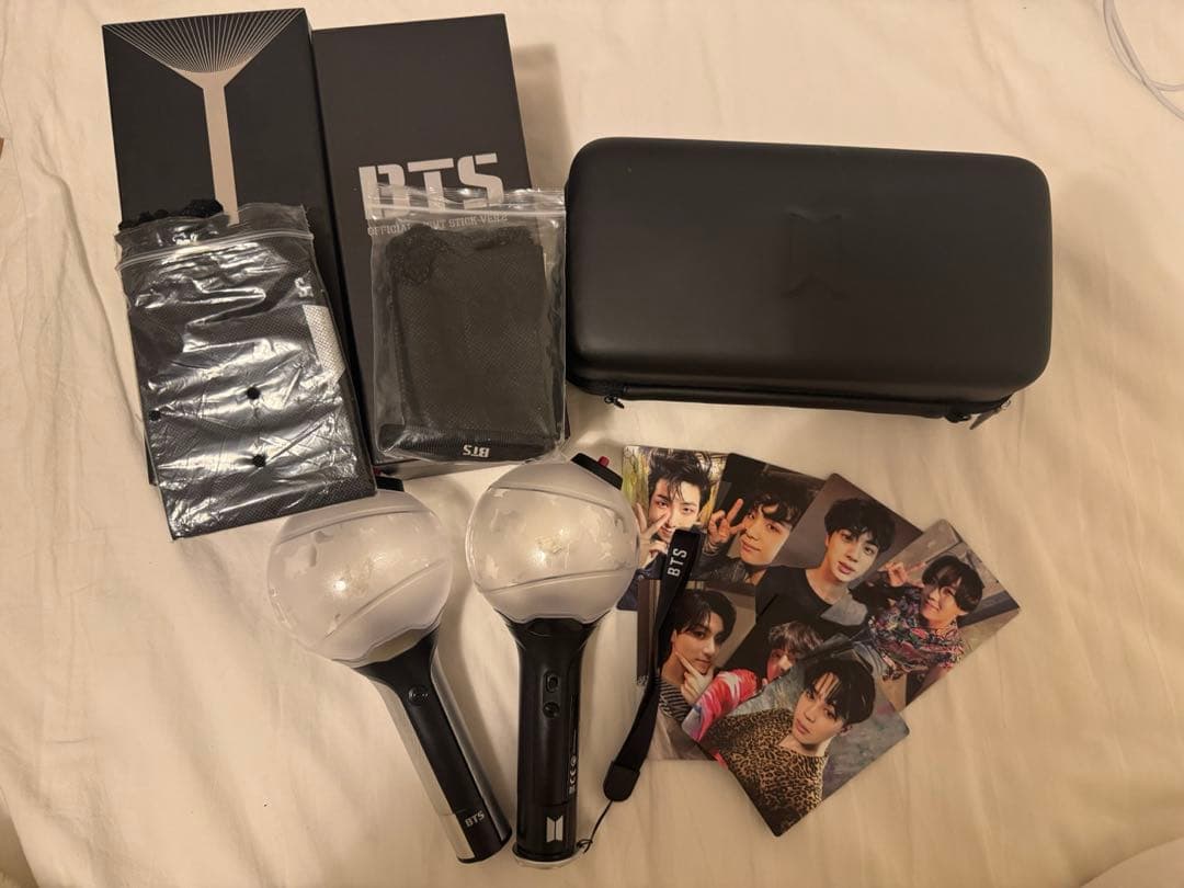 bts ペンライトVer.2 Ver.3 ペンライトケース