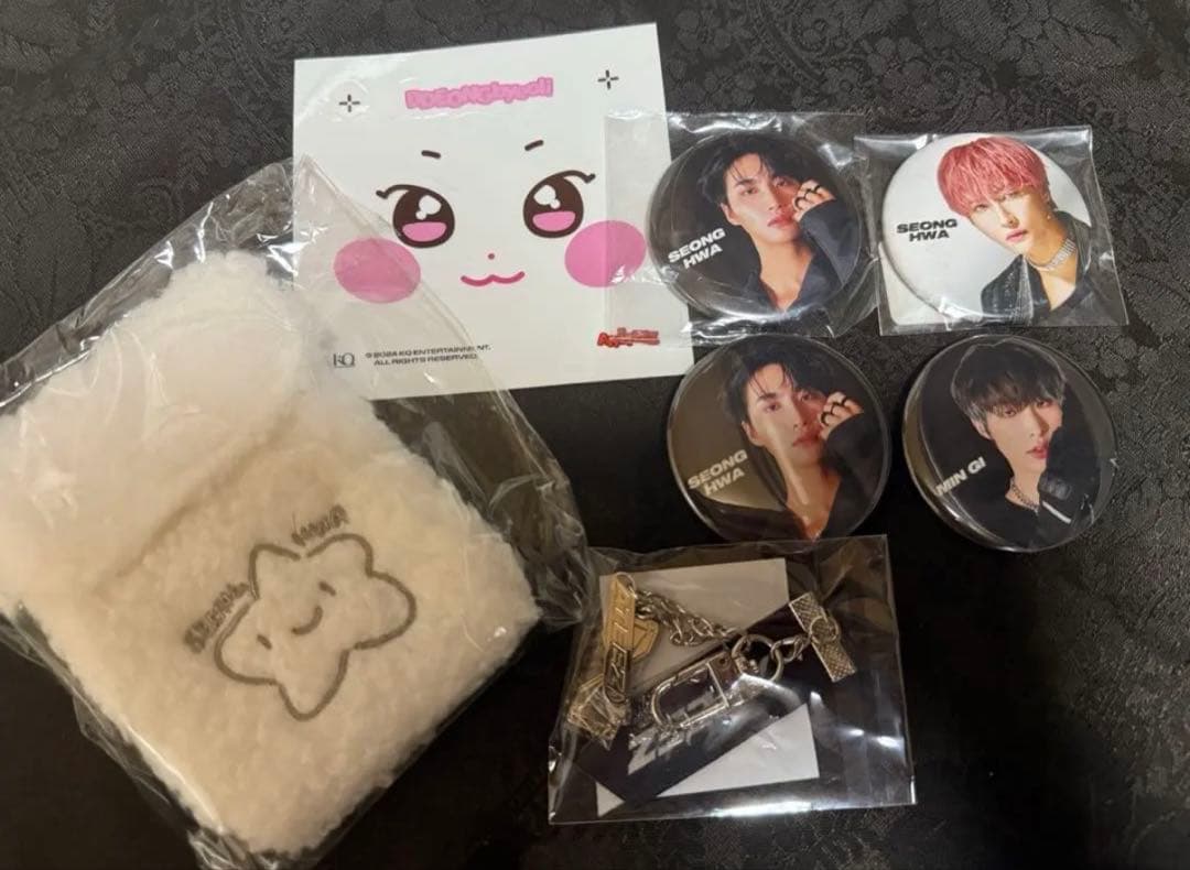 ATEEZ ソンファ ポーチ 缶バッジ ペンラカバー