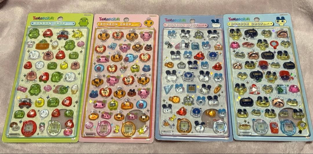 【正規品】たまごっち　ボンボンドロップシール4枚セット