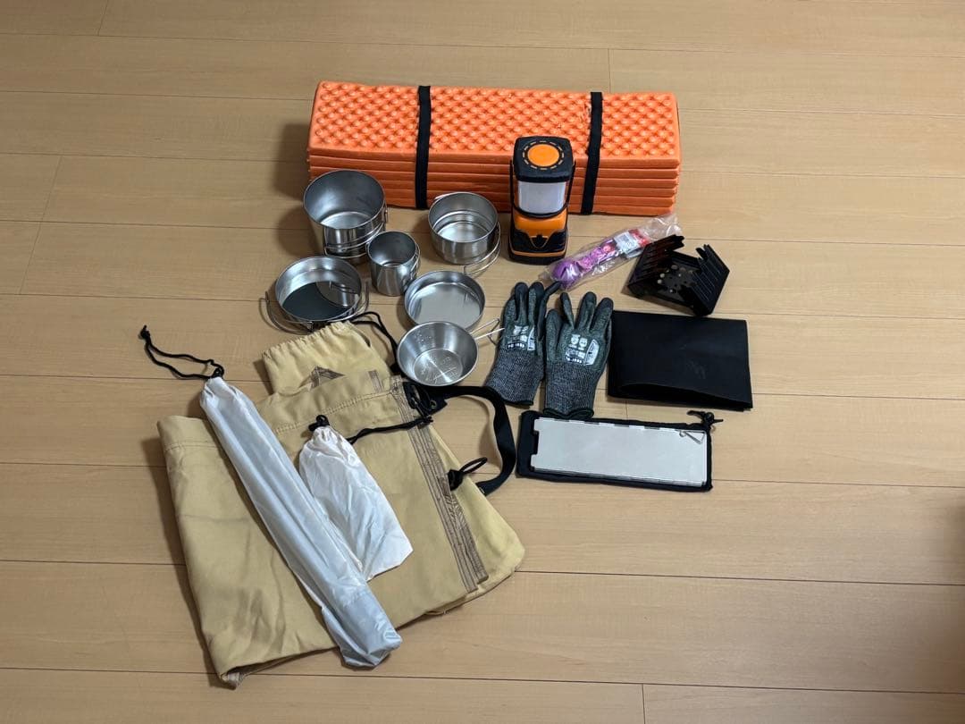 キャンプセット　キャンプ用品まとめ売り　ソロキャンプ