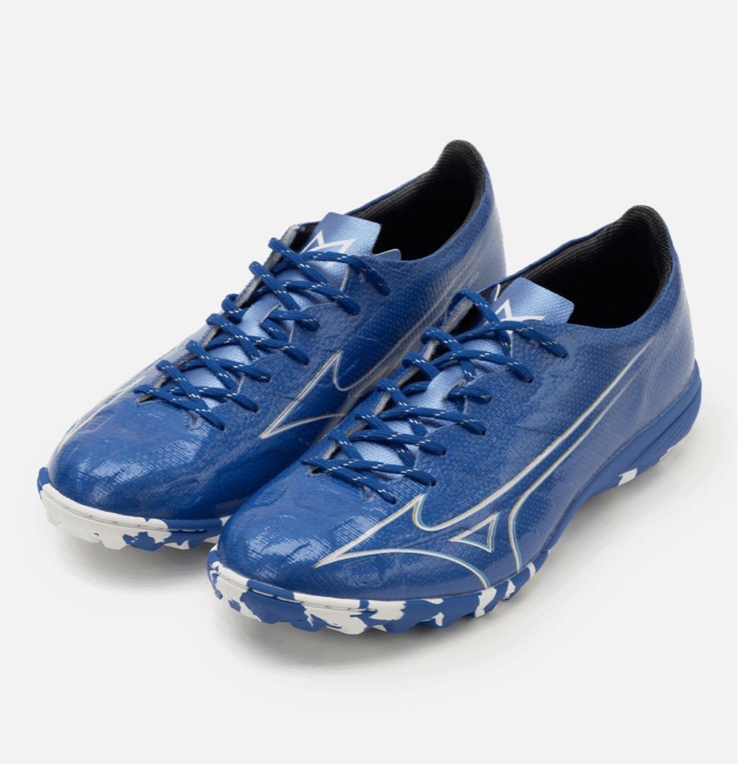 新品 25.0cm ミズノ アルファ プロ AS TF 青