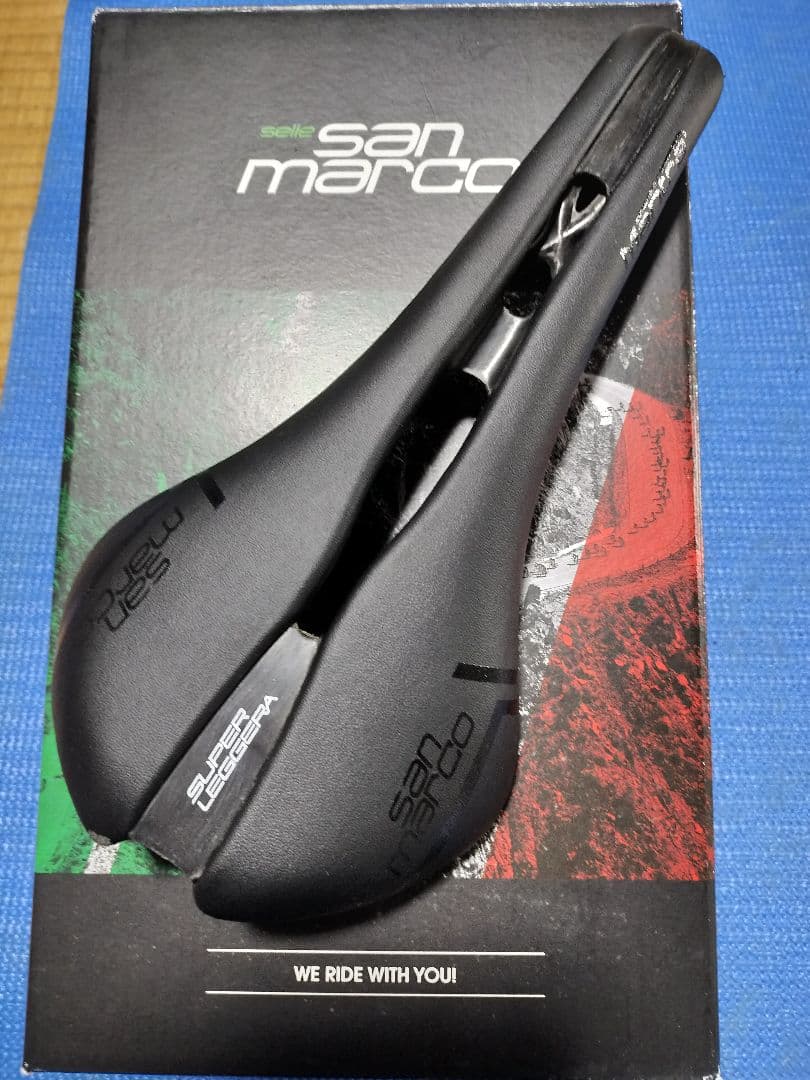 セラサンマルコ（マントラ スーパーレジェラ）サドル　ブラック　本物