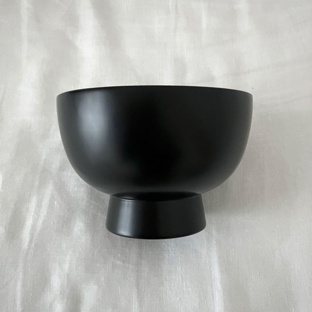 山本英明 作 黒飯椀 漆器 平林奈緒美 愛用 アーツ＆サイエンス 赤木明登