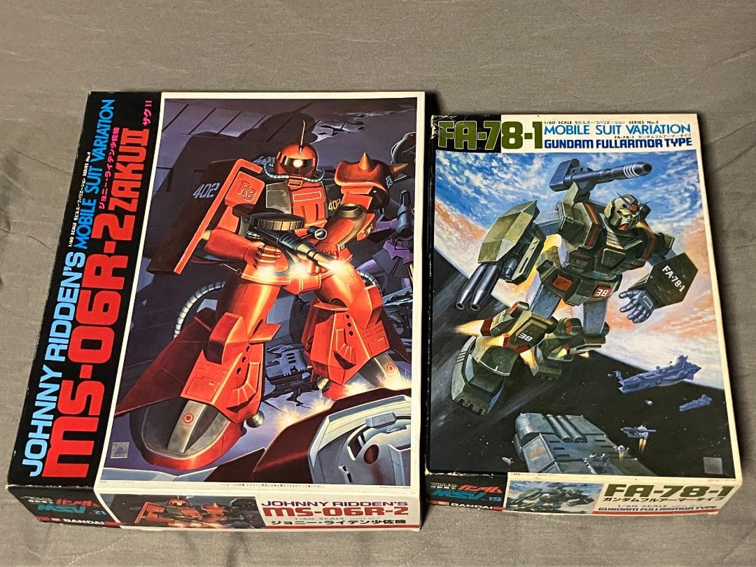 シ*ん様 MSV 1/60スケール ガンプラ2点セット ジョニー・ライデン フル