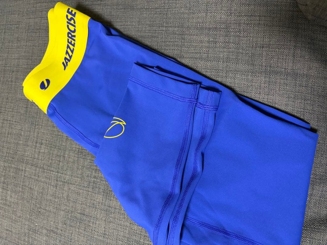 美品　jazzercise ジャザサイズ レギンス Sサイズ ブルー