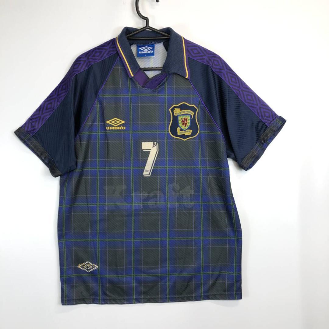 90s アンブロ UMBRO スコットランド代表 半袖ユニフォーム Lサイズ