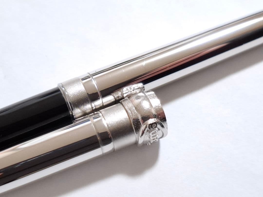 未使用　renoma PARIS レノマ　万年筆　ロジウム仕上げ　14K　細字