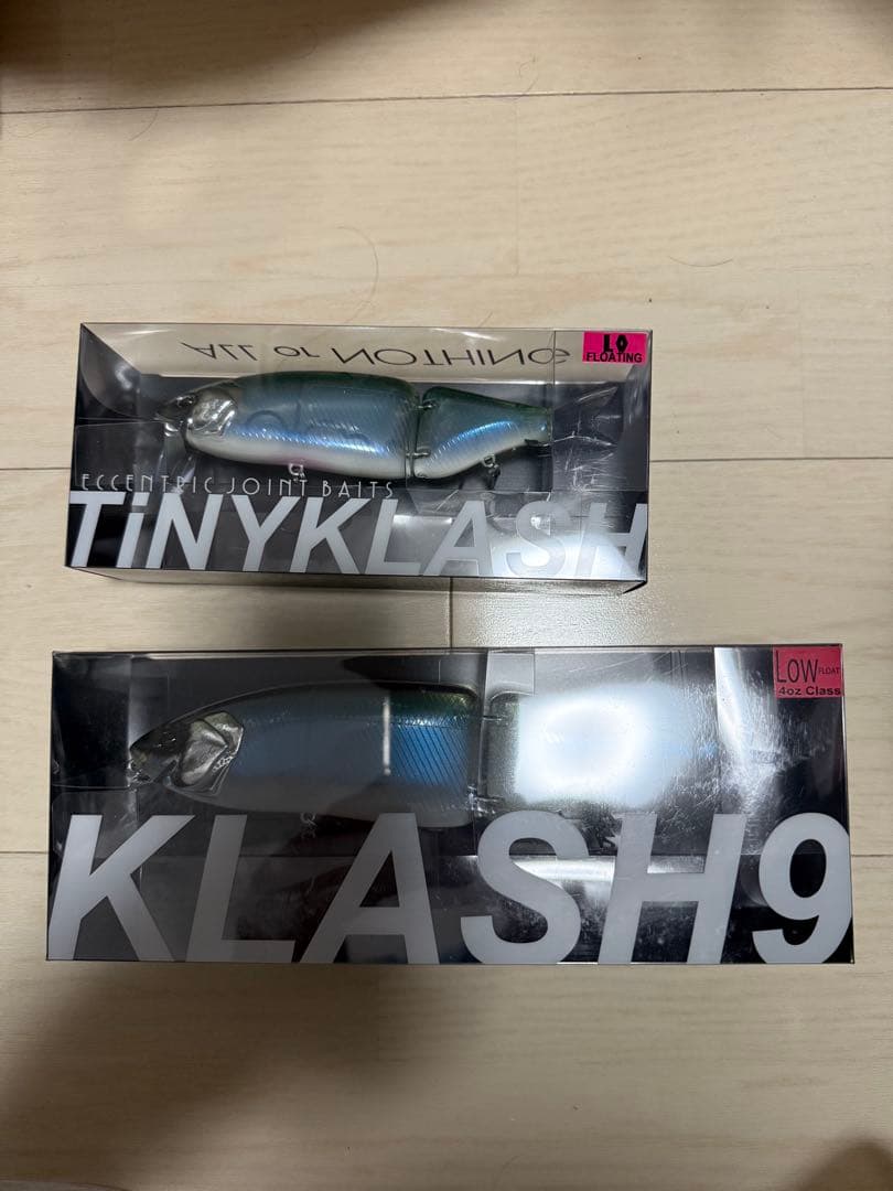 新品　KLASH 9 & TINY KLASH Low FL CLEAR セット