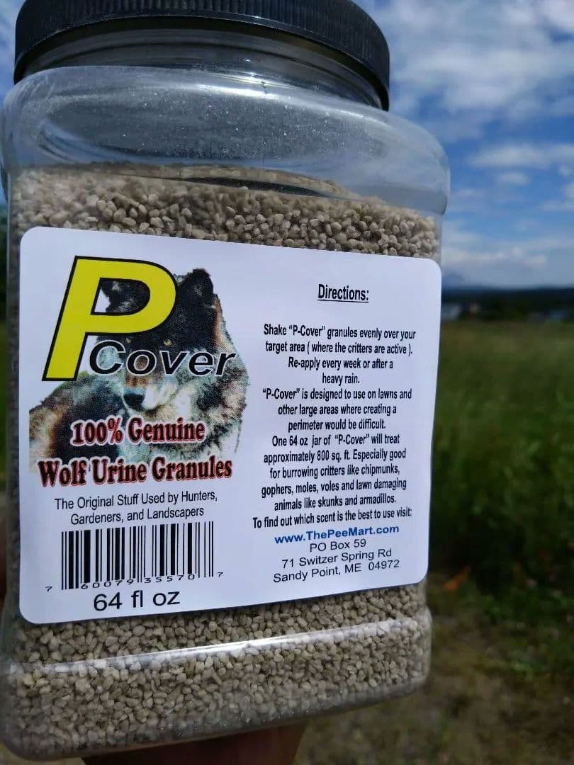 【新品未使用】熊や鹿などに有用忌避剤 ウルフピー顆粒 アメリカからの輸入品